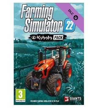 Farming Simulator 22 - Kubota Pack Steam Key GLOBAL